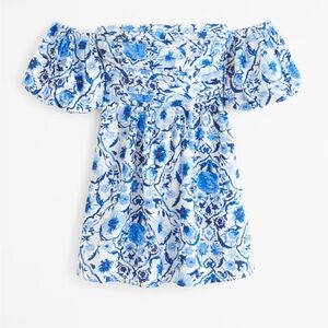 NWT Abercrombie & Fitch Emerson Off-The-Shoulder Mini Dress